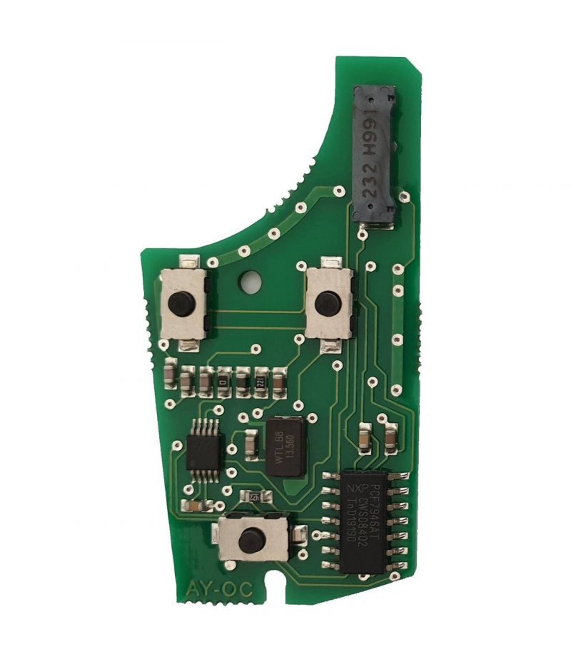 Opel Vectra-C Signum RemoteBoard-opel-vectra-c-signum-3button-remote-key-remote-control-pcb-board-circuit-single-93187530