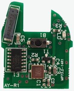 renault-clio-1button-433-mhz-single-pcb-production;